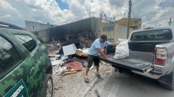 Guarda Ambiental de Itaquá flagra descarte irregular em áreas de preservação
