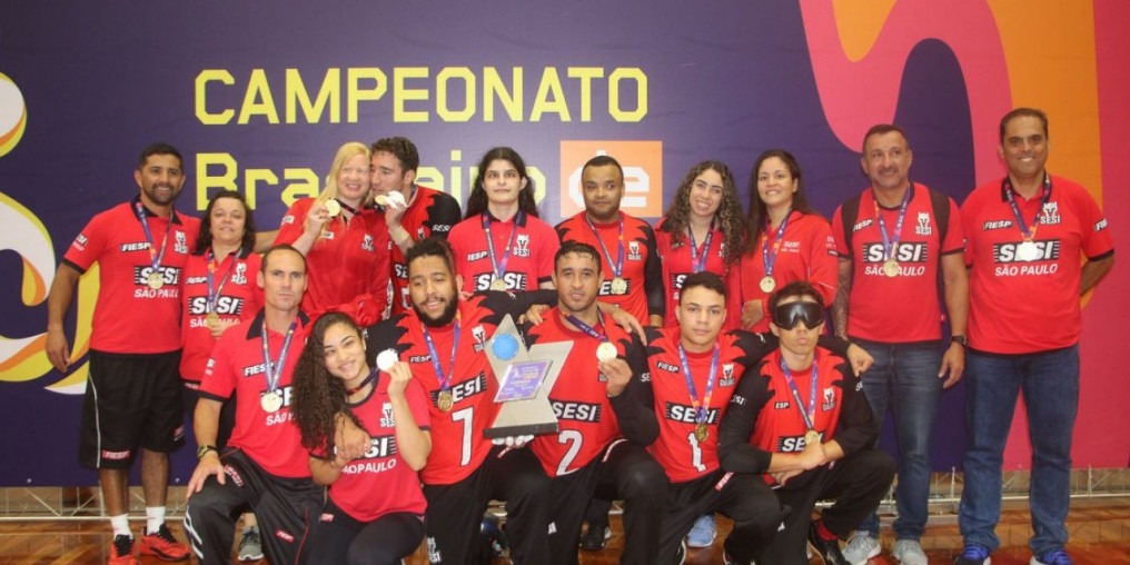 Sesi/SP fatura tricampeonato brasileiro de goalball