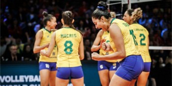Volêi feminino: Brasil vira sobre a China e volta a vencer no Mundial