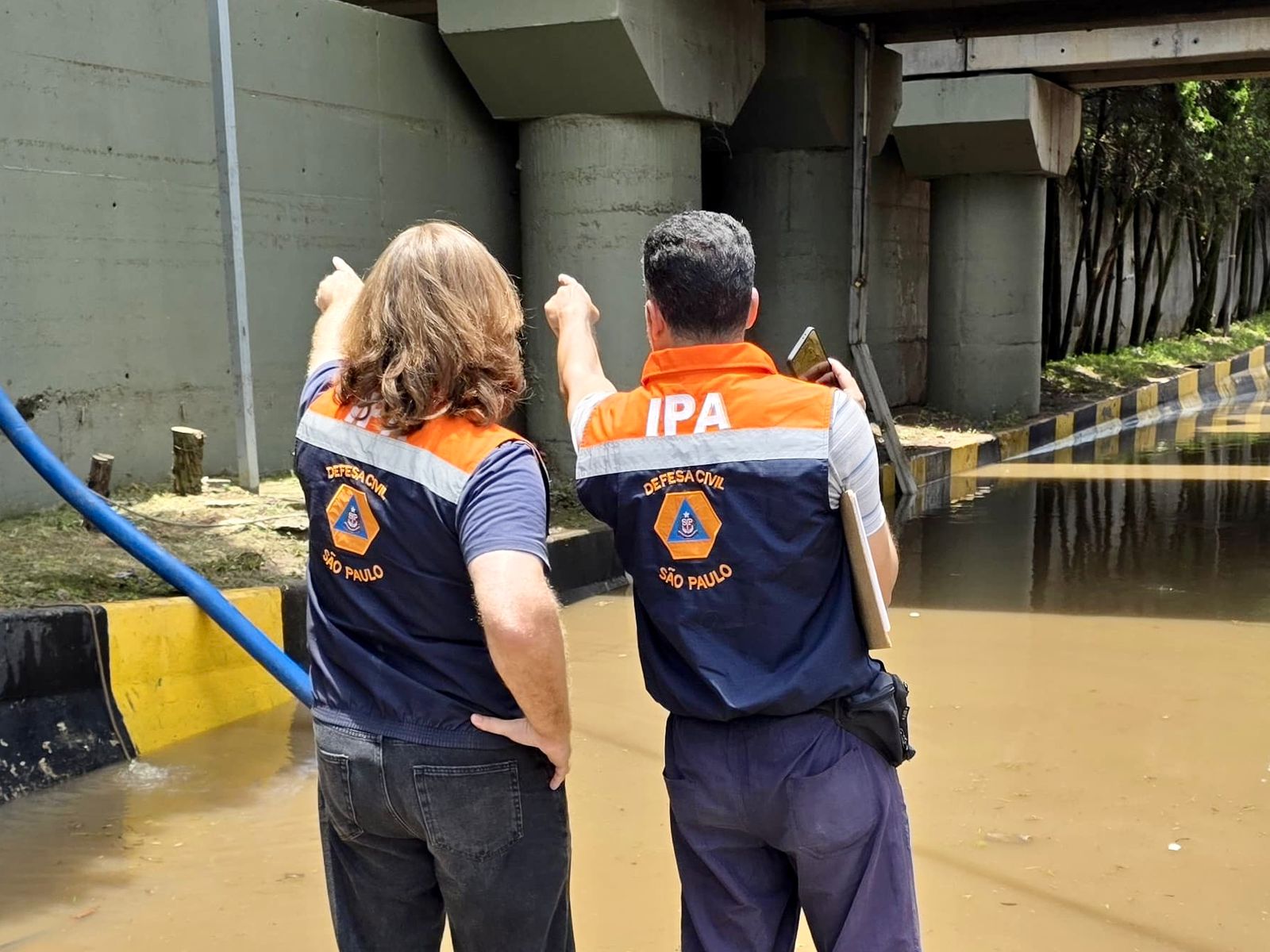 Poá recebe vistoria técnica da Defesa Civil do Estado e do IPA