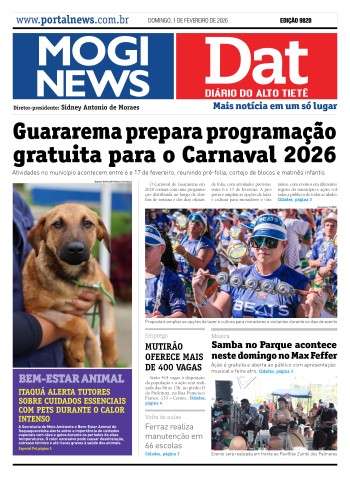EDIÇÃO MOGINEWS/DAT - 01/02/2026