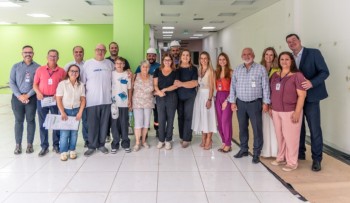 Prefeita Mara Bertaiolli realiza visita técnica à obra da UNICAFISIO Braz Cubas