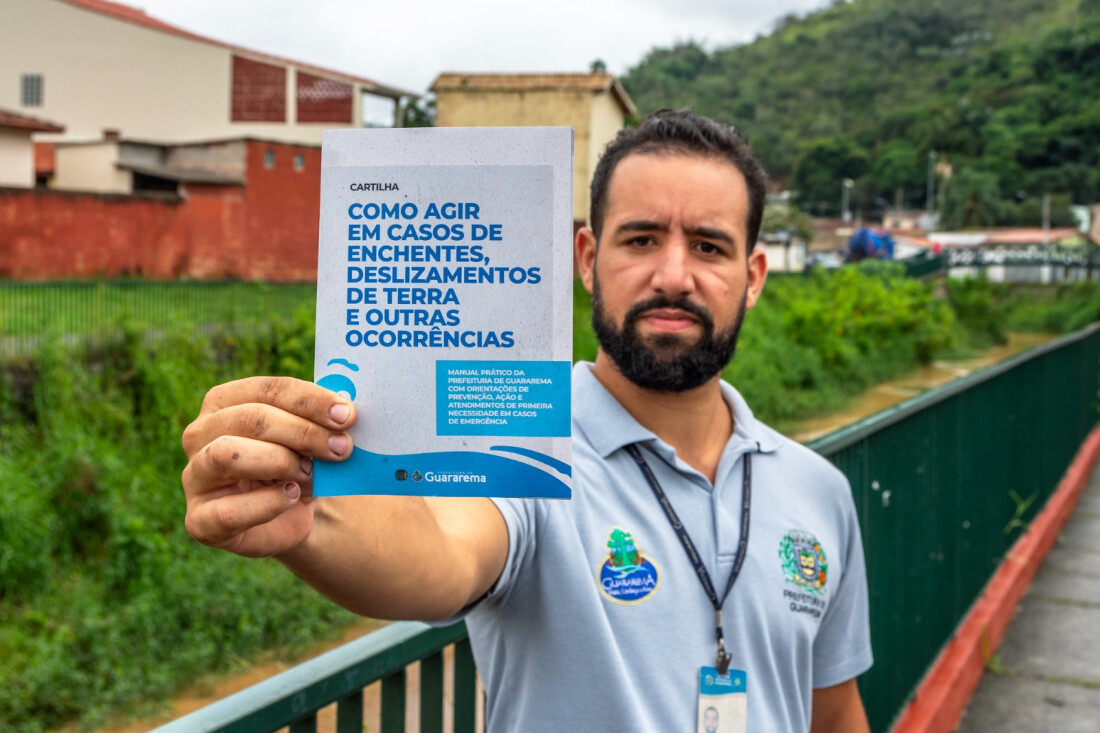 Cartilha da Defesa Civil de Guararema completa um ano