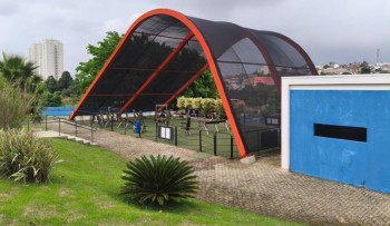 Cobertura da Academia do Jovem no Parque da Cidade é substituída
