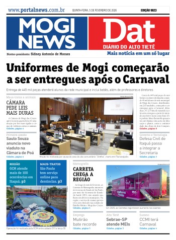 EDIÇÃO MOGINEWS/DAT - 05/02/2026