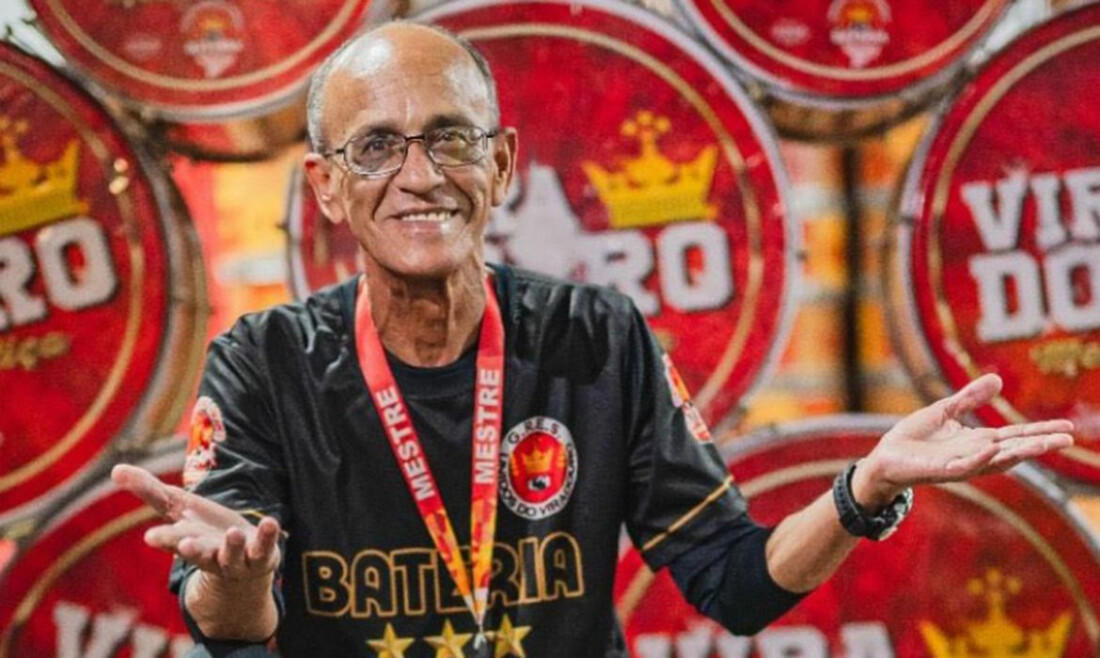 Enredo da Viradouro, Mestre Ciça desfilará no comando da bateria