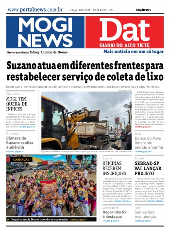 EDIÇÃO MOGINEWS/DAT - 10/02/2026