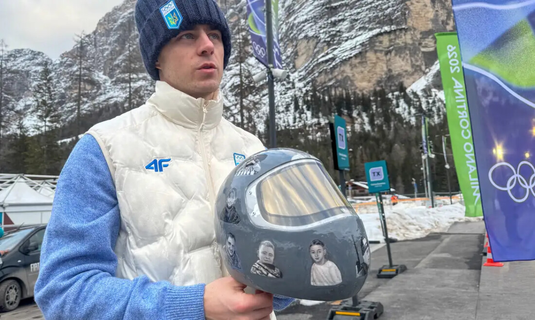 COI proíbe ucraniano de usar capacete com fotos de mortos na guerra