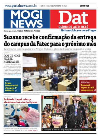 Edição Mogi News / Dat 12 de fevereiro de 2026