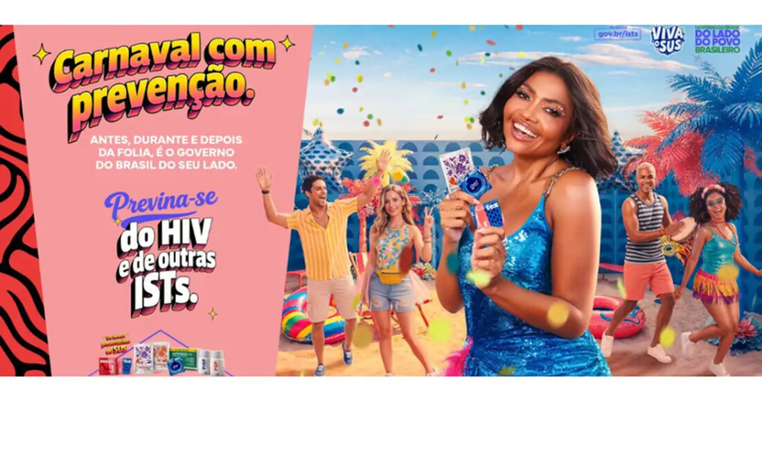 Carnaval: saúde reforça uso de camisinha para prevenção de doenças