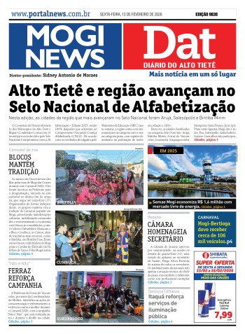 Edição Mogi News / Dat 13 de fevereiro de 2026