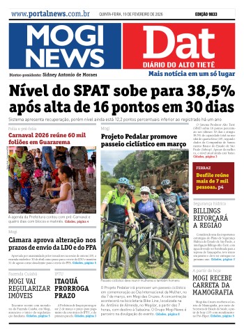 Edição Mogi News / Dat 19 de fevereiro de 2026