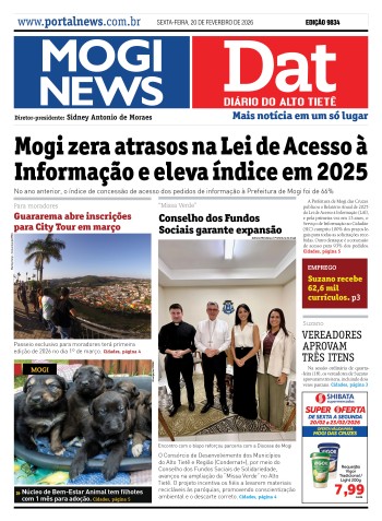 Edição Mogi News / Dat 20 de fevereiro de 2026