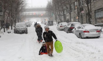 Forte tempestade de inverno fecha escolas no nordeste dos EUA