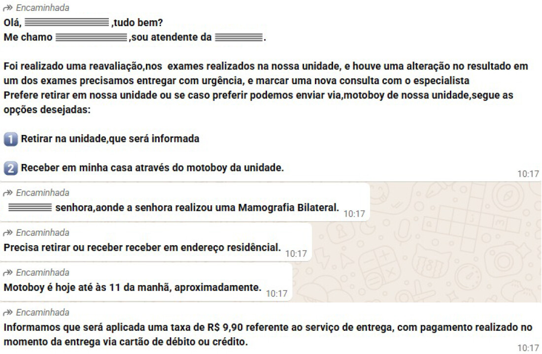 Prefeitura de Mogi alerta para tentativa de golpe em pacientes da Carreta de Mamografia