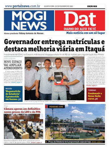 Edição Mogi News / Dat 25 de fevereiro de 2026