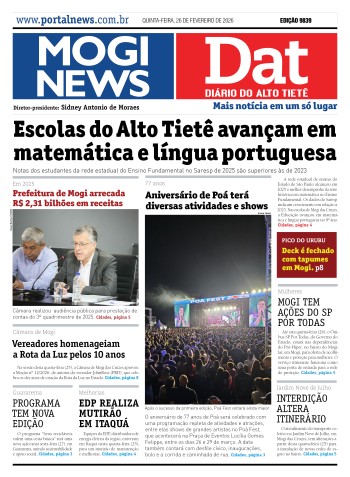 Edição Mogi News / Dat 26 de fevereiro de 2026