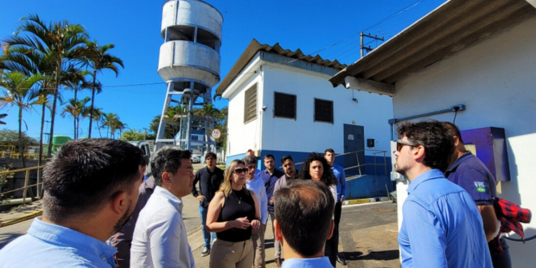 Executivos da CAF avaliam projeto para melhoria no abastecimento