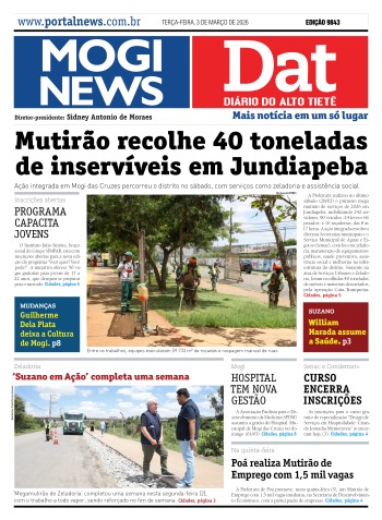 Edição Mogi News / Dat 3 de março de 2026