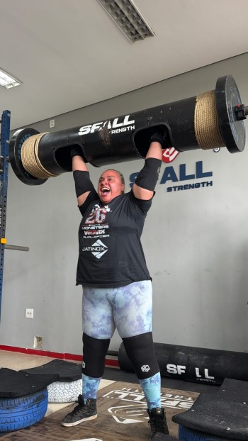 Profissional da Santa Casa de Mogi é a 6ª melhor do mundo em categoria do strongwoman