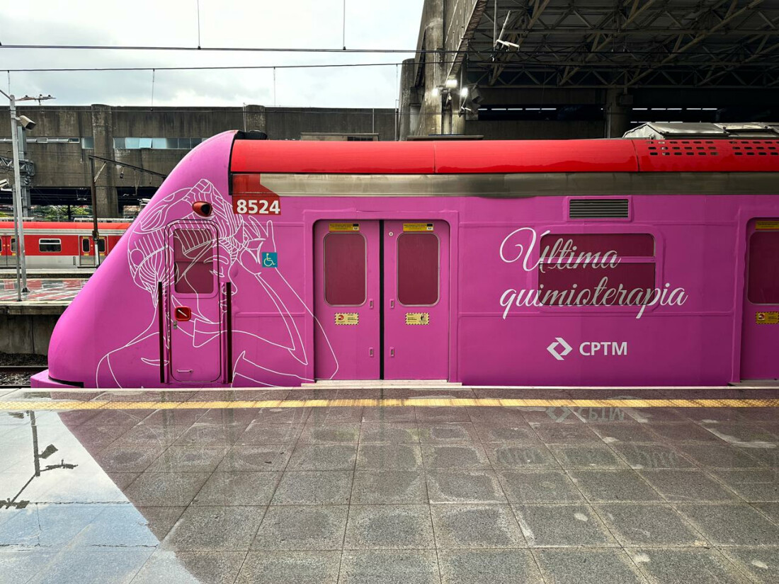 CPTM lança ‘Trem da Esperança’ com viagem simbólica de pacientes oncológicos