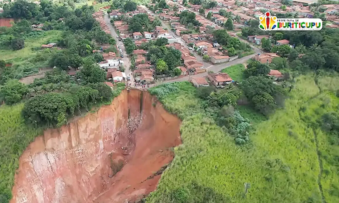 Voçorocas ameaçam Buriticupu e especialista alerta para risco urbano