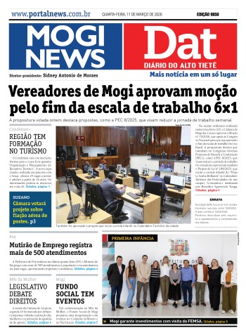 Edição Mogi News / Dat 11 de março de 2026