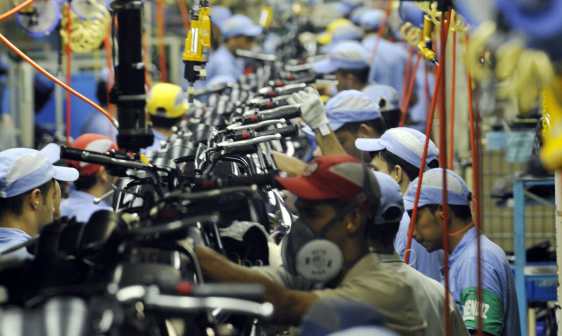 Produção de motos cresce 1,7% e tem melhor 1º bimestre em 15 anos