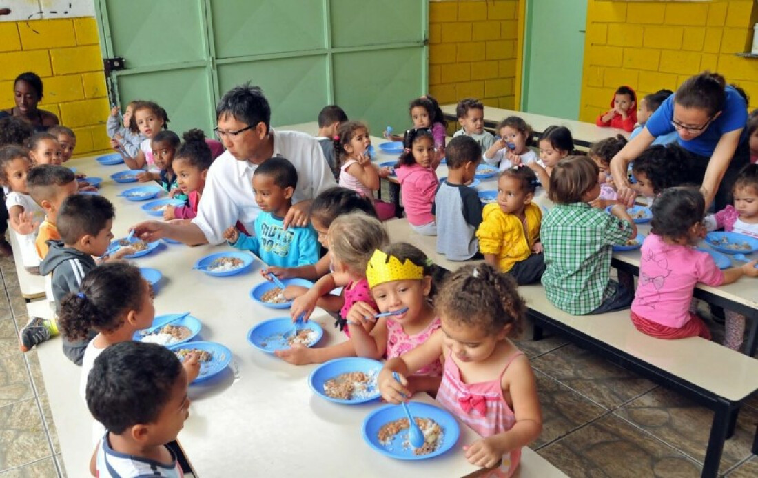 Merenda é destaque na gestão Mamoru