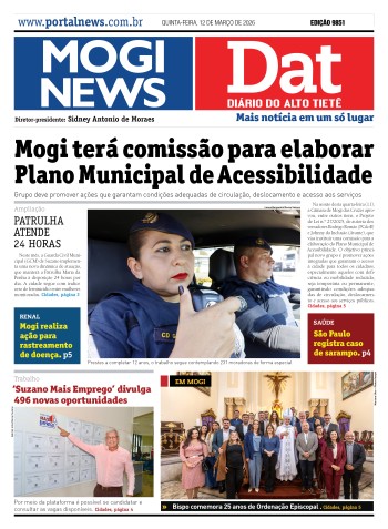 Edição Mogi News / Dat 12 de março de 2026