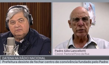 “Quem governa SP é o mercado imobiliário”, diz padre Júlio a Datena