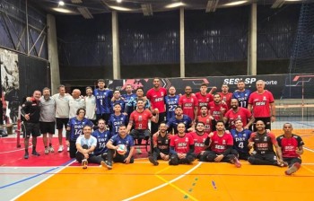 Sesi Suzano recebe seleção argentina de vôlei sentado para treinamentos e amistosos