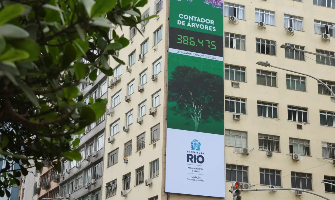 Rio lança painel para população acompanhar plantio de árvores