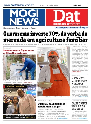 Edição Mogi News / Dat 21 de março de 2026