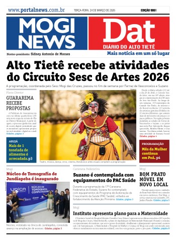 Edição Mogi News / Dat 24 de março de 2026