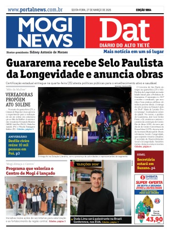  Edição Mogi News / Dat   27 de março de 2026