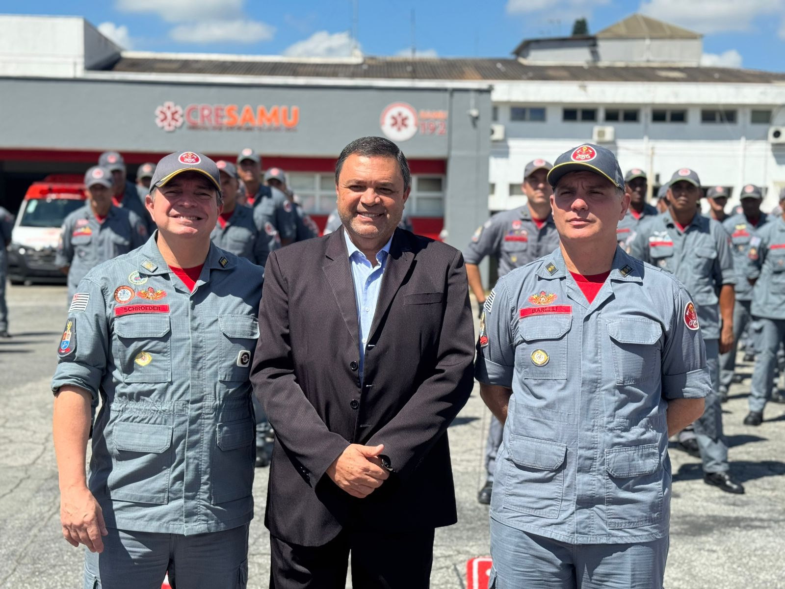 Marcos Damasio destaca recursos enviados ao 17º Grupamento de Bombeiros