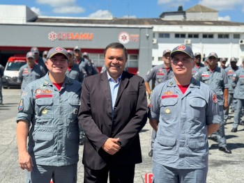 Marcos Damasio destaca recursos enviados ao 17º Grupamento de Bombeiros