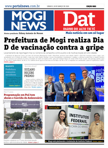 Edição Mogi News / Dat 28 de março de 2026
