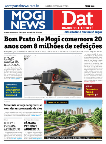 Edição Mogi News / Dat 29 de março de 2026