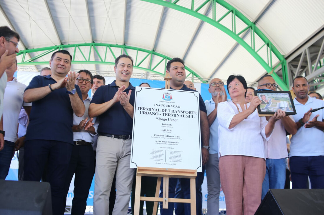 Inauguração do Terminal de Palmeiras integra pacote de obras em Suzano