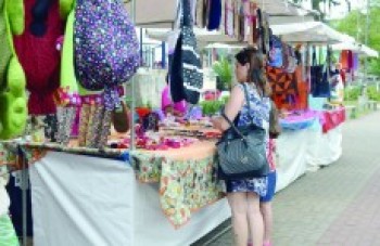 Feira de artesanato é de segunda a sábado
