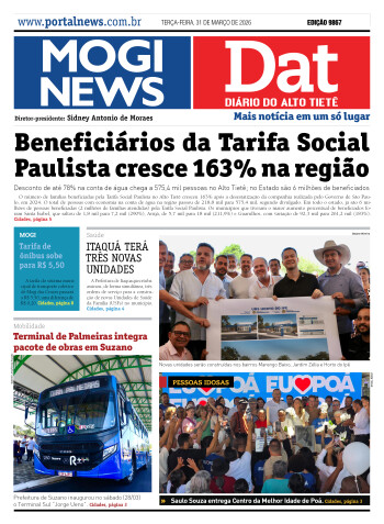 Edição Mogi News / Dat 31 de março de 2026