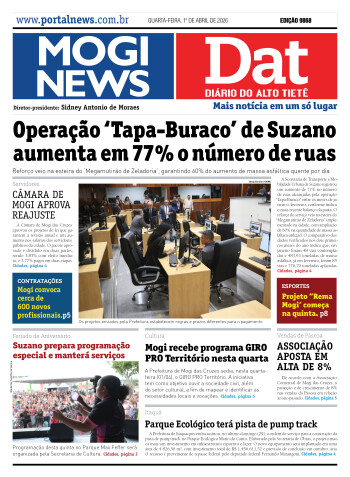 Edição Mogi News/Dat 1º de abril de 2026