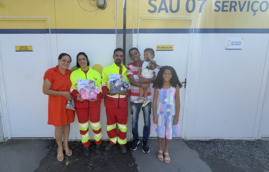 Família se reencontra com socorristas da CNL após salvamento de bebê em Itariri