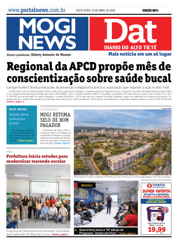 Edição Mogi News/Dat 10 de abril de 2026