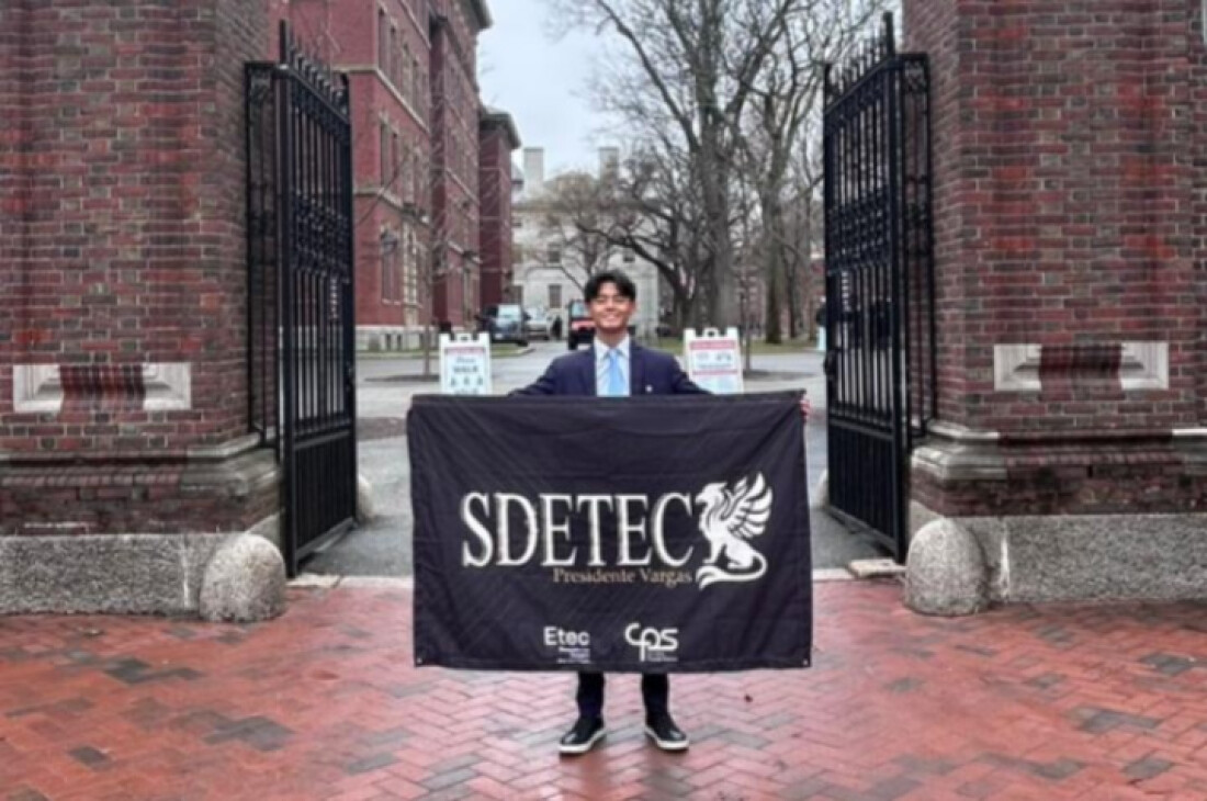 Estudante de Mogi leva experiência internacional de Harvard para a escola pública