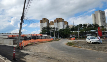 Rotatória da avenida Dante Jordão Stoppa terá desvio a partir de segunda-feira (13)