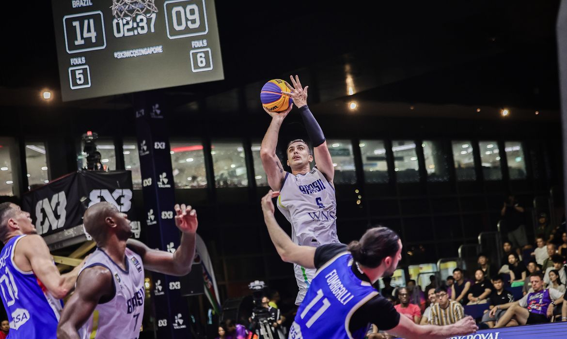 Seleção masculina se classifica para Copa do Mundo de basquete 3x3