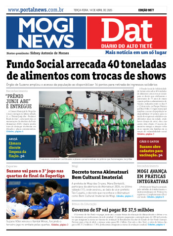 Edição Mogi News/Dat 14 de abril de 2026